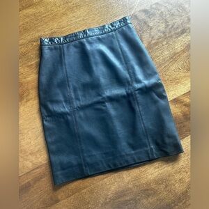 Vintage Leather Pencil Skirt - The Old Hide House (Acton)